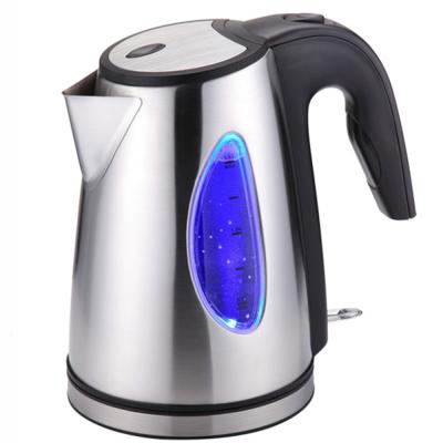 China 360 Degree Rotating Base With Window Electric Water Kettle Stainless Steel Kettle for sale