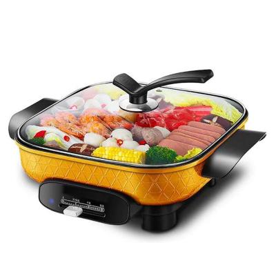 China Easily Cleaned Multicooker Pan Roast Pot Electric Heating Hot Pan for sale