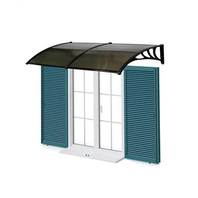 China Attractive Durable Plastic Frame Polycarbonate Hollow Awning For Balcony for sale