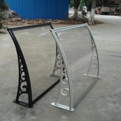 China DIY Canopy de telhado de janela exterior com folha transparente de policarbonato auto-limpo protetor solar à venda