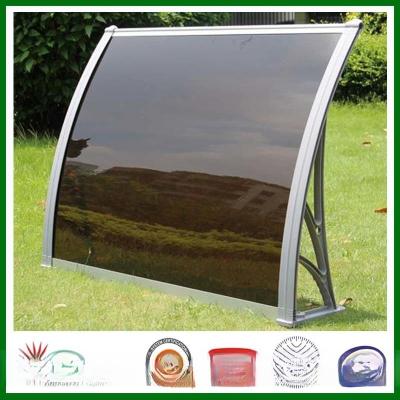 China Self Clean Aluminum Canopy for Balcony Polycarbonate Shed Entry Front Door Canopy for sale