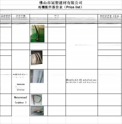 中国 マニュアルポリカーボネート窓タワー 600*800mm/800*1000mm/800*1200mm/1000*1200mm/1000*1500mm ベランダ用 販売のため