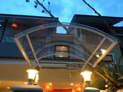 China Rainbow Polycarbonate Canopy for window for sale