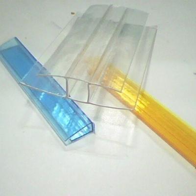 Κίνα 4mm 6mm 8mm 10mm Polycarbonate Profile H Connector για σύνδεση πλάκας και σανίδας προς πώληση