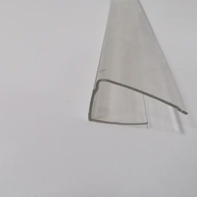 China Polycarbonate U Profile Plastic Profiles With 4mm-20mm Thickness for sale