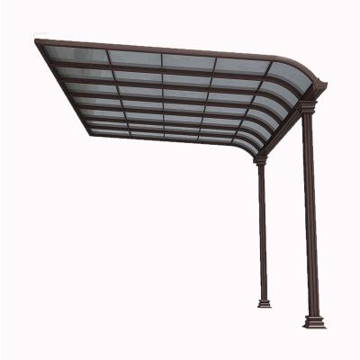 China Moderno toldo de policarbonato con marco de aluminio para su vehículo carport sombra anti-UV en venta