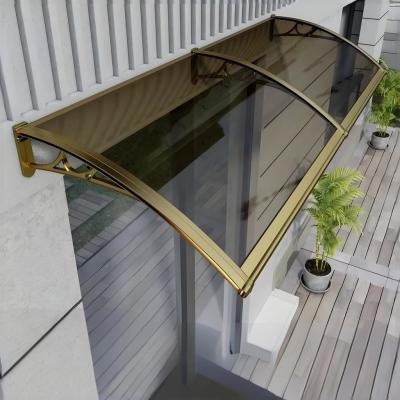 中国 Modern Adjustable DIY Aluminum bracket PC sheet Canopy rain and sunshine protection 販売のため