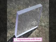 PC-122M Solid Polycarbonate Clear Sheet 1.5-15mm Thickness With RHOS Certification