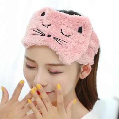 China Cat Girls Hairband Wash Face Cute Super Soft Korean Cashmere Headband Fashion Magic Sticky Hair Accessories for sale