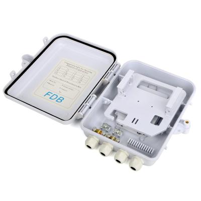 China Hot White Outdoor FTTH FTTB FTTX Network Core ODP FTTH Distribution Point Fiber Optic Outer Box 12 8 for sale