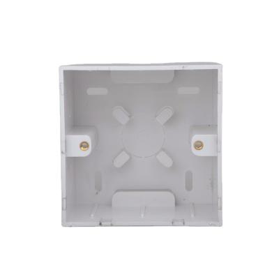 China Included bottom wall 86mm wall mounted type swith back box indoor for terminal box for sale