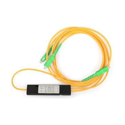 China Wholesale Price 1x2 Way Optical Splitter Coupler With SC Connector Optical Splitter for sale