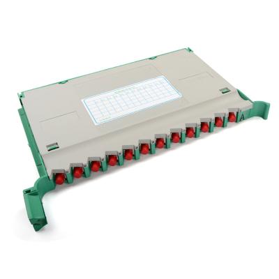 China Integrative Telecommunication 12 Port Core Fiber Optic Splice Tray With FC Adapter for sale