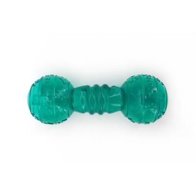 China Large Dog Eco-Friendly Viable Toy Sounding Dumbbell TPR Toy Fast Delivery Pet Toy for sale