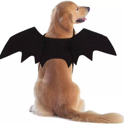 China Stocked Halloween Dog Costumes Bat Wings Pumpkin Bell To Decorate Cute Costume Up Costume for sale