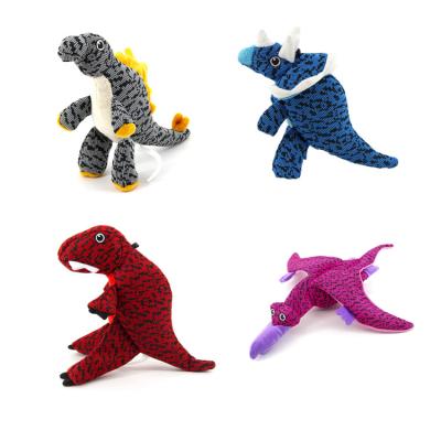 China Embroidery Dinosaur Plush Soft Stuffed Toy Playing Toys With Sound for sale