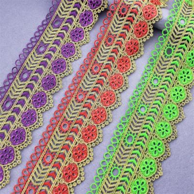 China Bridal Lace Edge Trim Ribbon Applique Diy Embroidered Sewing Many Colors 15yards Wedding Viable Tailor Crafts 8.5cm Wide for sale