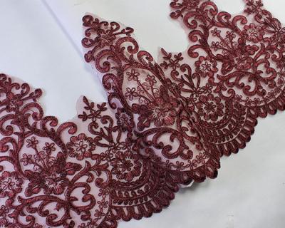 China Beautiful 3d flower SequinCheap textile viable wholesale embroidery fabric swiss voile lace trim 2022 for sale