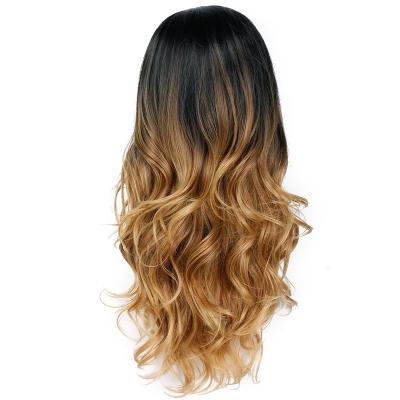 China Wholesale Body Wave Customization Synthetic Hair Wigs With Highlights Lace Front Synthetic New Synthetic Wig for sale