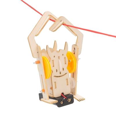 China Sliding Toy Education Diy Wood Educational Game Monkey Shape Rope Toy DIY TOY High Sales Of Children for sale