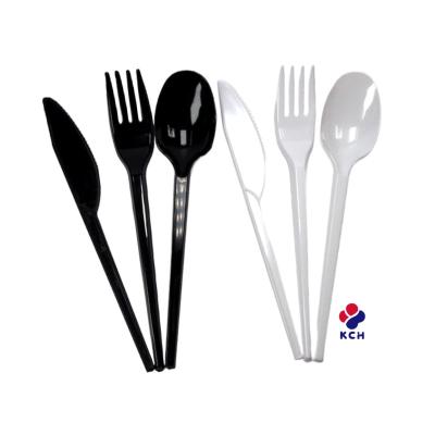 China Sustainable Hard Plastic Cutlery Sets, Spoon, Fork And Knife Tableware for sale