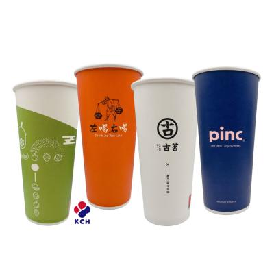 China Disposable Hot Sale Custom Printed Paper Coffee Cup With Lids And Sleeve for sale