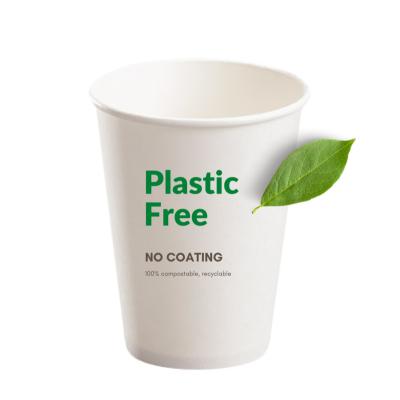 China Biodegradable Eco - Friendly Disposable Packaging No Liner Paper Cup for sale