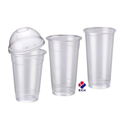 China Sustainable Disposable Custom Printing Plastic PP Boba Bubble Tea Cups for sale