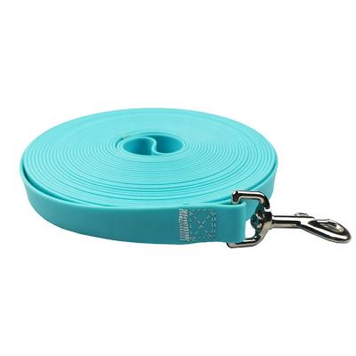 China Tow Dog Leash Customized Personalized Flexible Soft Neon Colors 10m Long Line For Pet for sale