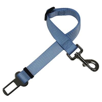 China Adjustable Nylon Pet Safety Dog Car Seat Belt Harness Leash Travel Clip Strap Advance for sale