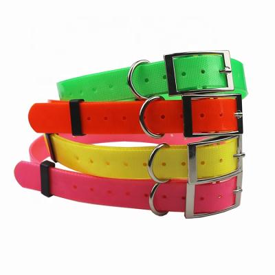 China Durable High Quality TPU Dog Collar For Small Large Dogs Pets Accessories Fashion Collar Waterproof for sale