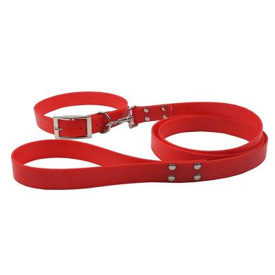 China Simple design pvc dog collar and leash viable, pet accessories wholesale china for sale