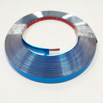 China Decoration Factory Sale Mazda 3 Flexible Chrome Trim or Topper With 3M Adhesive Tape for sale