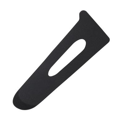 China Plastic high end tpu cuff tag cuff adjuster cuff flap viable for Softshell fleece lined jacket for sale