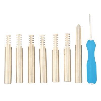 China Yue Ma 8pcs Civil Door Lock Opening Practice Lock Pick Set Locksmith Tools Yue Ma 730 Lock Opening Tool 8pcs Set for sale