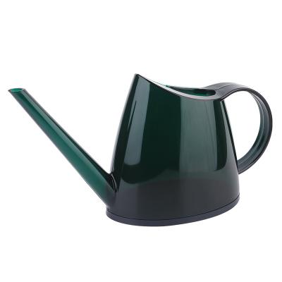 China High quality small indoor plants watering box flower gardening plastic long nose modern green plastic watering can for sale