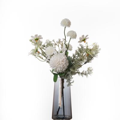 China Wholesale Modern Ball Chrysanthemum Bouquet Artificial Flower CF01107 Mother's Day Gift for sale