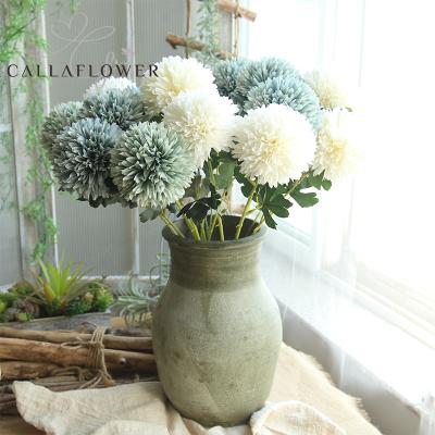 China Eco-friendly Artificial Silk Flower Long Stem Pandora Ball For Christmas Home Room Wedding Decor for sale