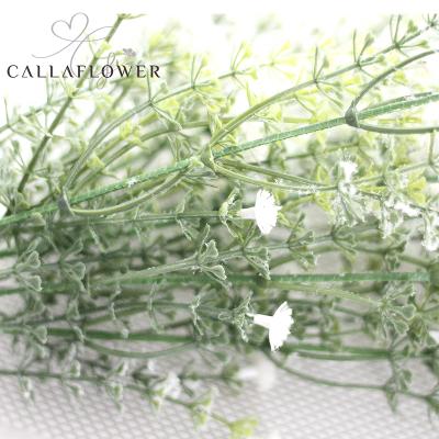 China Natural Touch Preserved Artificial Gypsophila Babies Breath Flowers Plastic Silk White for sale