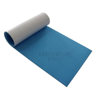 China NEKEKE 90*175cm Modern Blue Hexagon on Boat Yacht Marine Rubber EVA Deck Foam Sheet Composite Exterior Decking for sale