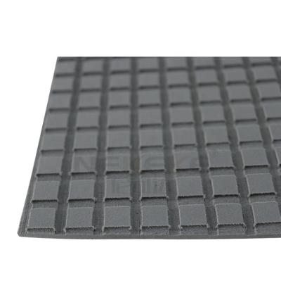 China NEKEKE modern 6 mm thick gray + square on the exterior marine EVA foam synthetic teak flooring sheet boat yacht decking flooring for sale