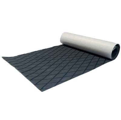 China Modern NEKEKE 70*190*0.6cm Dark Grey+Black+Diamond on Boat Exterior Yacht Marine EVA Deck Foam Sheet Composite Decking for sale