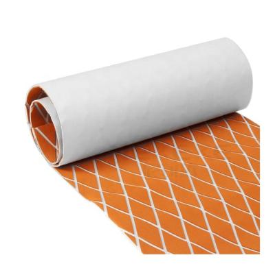 China Modern NEKEKE 70*190*0.6cm Orange + White Diamond on EVA Foam Sheet Outdoor Cheap Boat Decking for sale