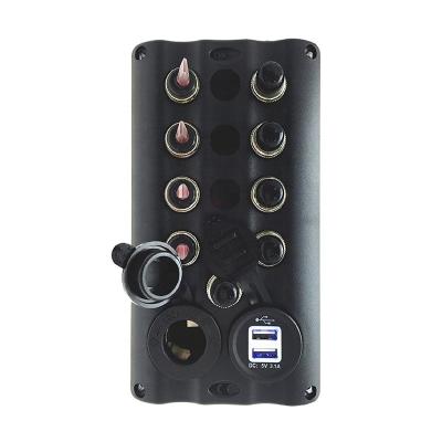 China Waterproof Fuse Holders 182.5.0X100.0mm Boat Inverter 12V Control Panel for sale