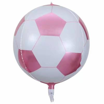 China Gift Toy Chinese Suppliers Foil 22inch Helium Round Shape Colorful 4D Balloon For Valentines Decoration for sale