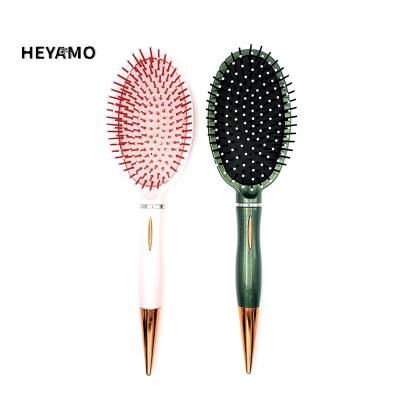 China HEYAMO 2021 New Multifunction Professional Hair Scalp Massager Paddle Brush Hair Care ABS Air Cushion Brush Waterproof Fashion for sale