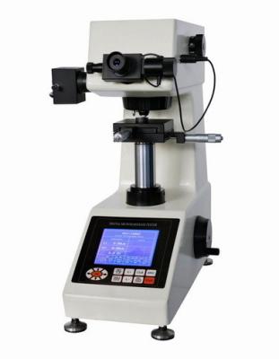 China Torreta manual Ocular digital Micro Vickers Tester de dureza con impresora LCD grande en venta