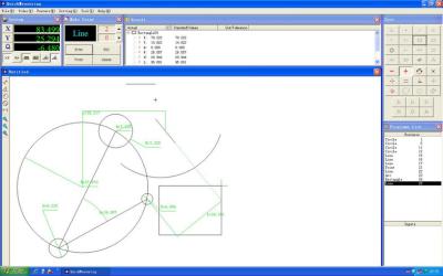 China QM1.0 Optical Profile Projector 2D Measuring Software Quick Measuring for sale