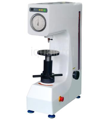 China Diamond Indenter Rockwell Hardness Testing Machine AC110V 60Hz With Emergency Stop for sale