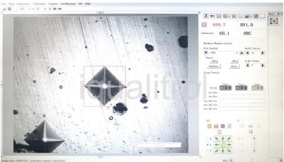中国 USBのカメラとの手動および自動Vickers/Knoopの硬度テスト ソフトウェアiVickシリーズ 販売のため